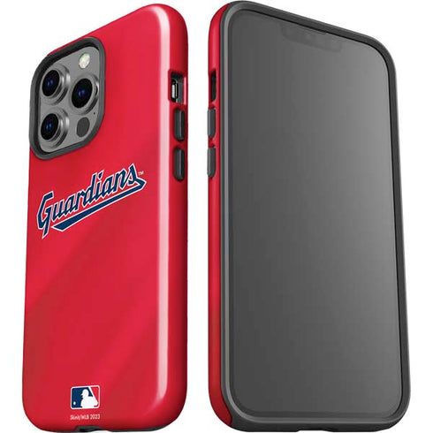 MLB Cleveland Guardians Alternate Road Jersey iPhone 15 Pro Impact Case